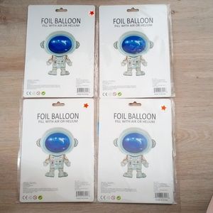 NWOT Set of 4 Astronaut Foil Balloons.